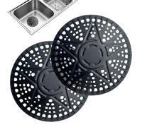 Shower Drain Cover - Bathroom Round Draain Guard, Anti-Clog Mesh Drains Covers Protector Fit Sink | Suitable for Showers Bathrooms Kitchen Laundry Apartment Floor Hygiene Water Drainage