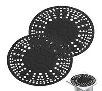 Shower Drain Cover - Bathroom Round Draain Guard, Anti-Clog Mesh Drains Covers Protector Fit Sink | Suitable for Showers Bathrooms Kitchen Laundry Apartment Floor Hygiene Water Drainage