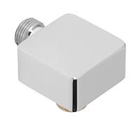 Shower Elbow G1 / 2 Wall Mount | Solid Copper Construction for Extended Service Life | Universal Wall Elbow for Hand Held Shower/Bathroom Faucet | Chrome Finish, Easy