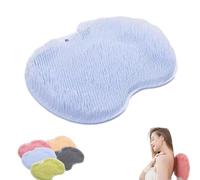 Shower Foot and Back Scrubber Massage Pad, Wall Mounted Silicone Bath Massage Cushion, Back Cleaning Pad for Shower Wall with Suction Cups, Bathroom Wash Foot Mat (blue)