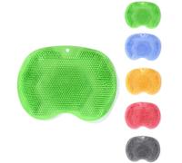 Shower Foot Back Scrubber, Massage Pad, Shower Foot & Back Scrubber Massage Pad,Shower Foot Scrubber Mat with Non-Slip Suction Cups,Shower Back Scrubber Wall Mounted (green,1pcs)