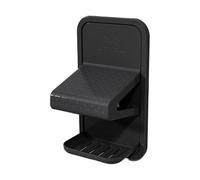 Shower Foot Rest Step - Inside Shower Shaving Stool, Drill-Free Wall Mount , Integrated Tray Storage, Strong Load Bearing Support, Space Saving Bathroom Accessory | Comfortable Grooming Helper