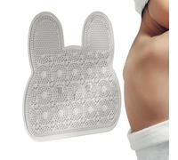 Shower Foot Scrubber Mat - Silicone Pad | Silicone Foot Scrubber With Suction Cups For Shower, Back Washing, Massage And Cleaning, Perfect For Men, Women, Kids, Family, Home, Bath Tub, Floor, Apartmen