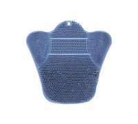 Shower Foot Scrubber, Silicone Back Scrub Mat, Suction Cup Non-Slip Base, Massage Pad, Deep Cleaning, Compact Ideal for Heels Body, Tub, Dorm, Apartment, and Bathroom Use