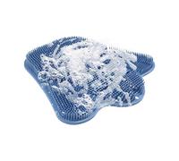 Shower Foot Scrubber - Silicone Foot and Back Scrubber Mat | Suction Cup Non-Slip Feet Washer Pad with Massage Tools for Dead Skin, Heel, Body and Back Cleaning in Tub, Dorm or Apartment