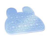 Shower Foot Scrubber - Soft Silicone Foot Cleaner, Non Slip Bath Massage Pad, Suction Cup Cleaning Mat Care Body Wash Scrubber Relaxation Tool | Home Bathroom Elderly Kids Use