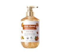 Shower Gel Scrub, 500 ml Gel Doccia Peeling Con Dolce Mandorle Doccia Morbido Peeling Grani Idratante & Nutriente, Doccia Scrub Corpo Per Pelle Liscia Cura Della Pelle