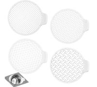 Shower Hair Drain Catcher, Sink Protector Strainer, 3.11x3.15x1.22 Inches Floor Screen Filter Stopper, Anti-Clog Silicone Cover Design, for Bathroom Laundry Kitchen Apartment Hotel Home Cleaning Areas