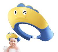 Shower Hat, Adjustable Dinosaur-Shaped Bathing Cap, Waterproof Hair-Washing Visor, Bath Accessories For Kids 6 Comfortable ,Soft Tear- Showers, 23 x 23 x 8 cm