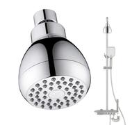 Shower Head - ABS 110 g, American-Style Small Overhead Spray | Pressure-Boosting Water-Saving Shower Head For High Pressure Water Flow and Efficient Rinsing