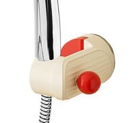 Shower Head Bracket, Adjustable Nozzle Holder, Waterproof Wall Mount, Strong Adhesive and Rotatable Design for Bathroom Use on Marble, Glass, Tile, Sprayers, Handheld Shower Fixtures