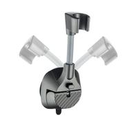 Shower Head Holder 7x17cm Space Saving Suction Bracket With Hook | Bathroom Handheld Shower Bracket For House Home Apartment College Dorm Kids Adults
