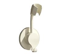 Shower Head Holder, Handheld Wand Mount, Abs Rotatable No-Drill Design, Direction Adjustments, Strong Adhesive Base, For Bathroom Apartment Dorm Home Use, 7.09x2.95x2.17 Inches
