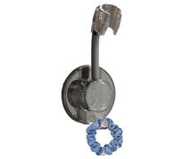 Shower Head Holder, Wall Mounted Bracket, 7,09 x 2,95 x 2,17 Inches, Rotatable Shower Wand Stand, Adjustable No Drill Base Mount for Bathroom, Apartment, Hotel, Dorm, Guest Room, Home, Master Bath