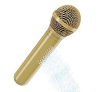 Shower Head, Vintage Microphone-Inspired Nozzle, Funny Retro Bathroom Fixture, Easy-to-Install Water-Saving Spray for Home, Travel, RV, Dormitory, Hotel, Spa, Adults, Kids, Guest Bathroom Use
