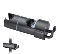 Shower Holder That Requires No Tools for Installation, Adjustable Shower Head Holder for Slide Bar, 360 Degree Rotation Sprayer Holder, Easy Installation (Gray)