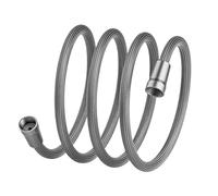 Shower Hose Removable - 59.06 Inches Handheld Extension Attachment for Flexible Reach, Easy Cleaning with Braid Nozzle Connector, Hose Extender for Bathroom Bathtub Kitchen Sink RV Dorm Outdoor