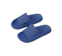Shower House Step On The Sense Of Shit Pantofole Estate Home Wear Soft-Suole Antiscivolo Scarpe Semplici Pantofole da Uomo, Blu, 46/47 EU