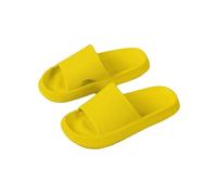 Shower House Step On The Sense Of Shit Pantofole Estate Home Wear Soft-Suole Antiscivolo Scarpe Semplici Pantofole da Uomo, Giallo, 36/37 EU