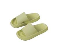Shower House Step On The Sense Of Shit Pantofole Estate Home Wear Soft-Suole Antiscivolo Scarpe Semplici Pantofole da Uomo, Verde, 42/43 EU