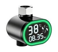Shower Monitor, Precision LED Digital Water Display For Bathroom Kitchen Hotel Gym Swimming Pool Daycare Center, Smart Safety Meter For Hot Cold Water Control