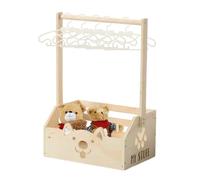 Shower Organizer per armadio - Cesto portaoggetti in legno per il bagno dei bambini, per la cameretta dei bambini, appartamento, bagno, camera da