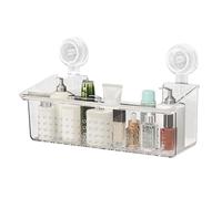Shower Organizer Suction, Wall-Mounted Bathroom Shelf Organizers Versatile Bathrooms Storage Organizer, No Drilling Rapid Drainage Shelves Detachable Bathroom Basket For Shampoo Cleaning Supplies