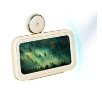 Shower Phone Holder Rotating Stand, Waterproof Touch Mount Dock, Universal Size Mount with Splash Guard System, Waterproof Silicone Phone Stand, Anti Slip Wall Design Bracket, Bathroom Shower Use