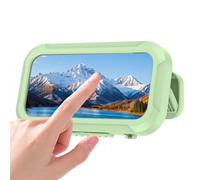 Shower Phone Holder, Touch Screen Bath Accessories, ABS Wall Mount Stand, 19.8x11x3.7cm, 185g, Waterproof Design for Kitchen, Bathtub, Tiles, Mirror, Boys, Girls, Play Music, Watch Video, Home, Bathro