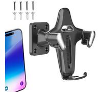 Shower Phone Mount - Space-Saving Strong Hold Wall Mount Shower Phone Holder, Waterproof Smartphone Cradle for Calling Music Listening Video Watching in Bathroom Bedroom Bedside Kitchen Smooth Surfac