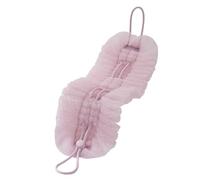 Shower Pouf, Back Scrubber Combo, 5.51x19.29inches, Washcloth Towel with Suction Cup, Bath Puff Ball for Skin Renewal, Deep Body Cleansing, and Daily Shower or Spa Use