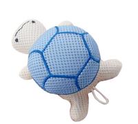Shower Puff, Turtle Body Scrubber, Cute Cartoon Mesh, 5.51×3.54×2.36in, Pouf Scrubber, Soft and Gentle Bathing Tool, Ideal for Baby Boys and Girls, Childrens Bathroom