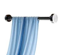 Shower Rod - Tension Curtains Rod | Adjustable Heavy Duty | Rustproof Stainless Steel Construction, Non-Slip Rubber Ends Installation, Home Apartment Rental, Dorm Dormitory Hotel, Kitchen B
