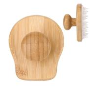 Shower Scalp Massager, Massage Brush Head Shampoo Scrubber, Wooden Hair Scrubber Scalp, Scalp Scrubber Massager Brush, Scalp Massager Brush,Scalp Brush Shampoo Brush for All Hair Types,