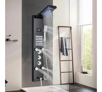 Shower Screen for UK Bathroom, 800mm Tempered Glass, Frameless Sliding Shower Enclosure, Anti-Scratch & Easy Clean