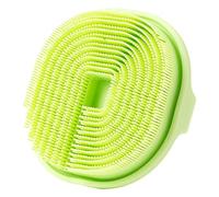 Shower Scrubber, Anti-Slip Bath Brush, 4.13 x 1.42 Inches, Multifunctional Ergonomic Shower Brush, Deep Cleansing Exfoliator, Soft Bristles Body Comfortable Grip for Home Bathroom