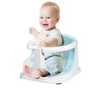 Shower Seat Toddler, Bathtub Sitting, Foldable Bath Furniture with Temperature Sensor, Full Body Support for Girls, Boys, Home, Travel, Hotel, Bathing Safety, 9.84 Inches