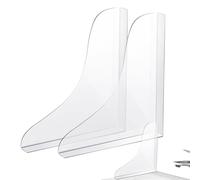 Shower Splash Guard - Clear Tub Corner Protector for Bathroom | Transparent Acrylic Water Guard, Waterproof Bathtub Edge Shield, Sink and Washbasin Splash Stopper, Easy Install Tub Safety Barrier