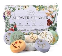 Shower Steamers Aromatherapy Christmas Gifts Stocking Stuffers for Women 8 PCS, BLRIET Shower Bombs Birthday Gift for Mom with Lavender Natural Essential Oils, Self Care & Relaxation Gifts for Lover