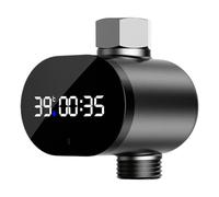 Shower Temperature Display - LED Water Thermometer, Splash Proof Digital Bath Temperature Monitor for Bathroom Use, Shower Water Gauge, Home Hotel Gym Safety 2.68x2.28inches