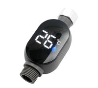 Shower Temperature Gauge, LED Digital Display Instant Read Temperature Gauge, 4.17 x 1.77inch Waterproof Termostato, Precise Water Warmth Control for Home, Bathroom, Kitchen