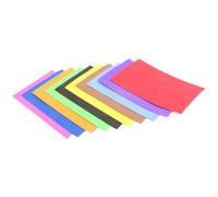 SHOWERORO 10 Fogli di Carta Eva Autoadesiva A4 Colorata per Lavoretti Fai-da-Te, Sicura e Versatile per Piegatura e Feste Creative Colore Casuale