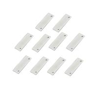 SHOWERORO 10 Pezzi/set Pickup Chitarra Elettrica Dual Hot Rail Humbucker Lama Rail in Metallo Lucido Finitura Nichelata Per Chitarra Elettrica St Basso
