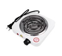 SHOWERORO 1000w Fornello Elettrico Portatile Con Temperatura Piastra Singola Antivibrazione e Protezione Surriscaldamento Per Cucina e Campeggio