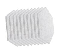 SHOWERORO 10pezzi Pannelli Acustici Esagonali Feltro Per Isolamento Sonoro Facili Da Installare Assorbono Frequenze Alte Medie e Basse Per Studi e Ambienti Domestici