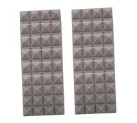SHOWERORO 12pezzi Pannelli Acustici Forma Di Piramide Fonoassorbente Per Trattamento Acustico Per Studi Di Registrazione e Home Theater Leggeri e Resistenti