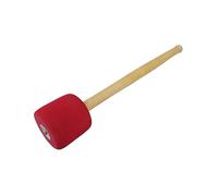 SHOWERORO 1pezzi Martello Per Grancassa Con Manico Legno Bacchetta Per Percussione Per Batteria Bass Drum Rosso