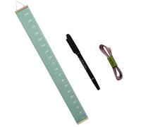 SHOWERORO 1set Misuratore Di Per Ragazzo Ragazza Stile Nordico Decorazione Murale Per Cameretta Traccia La Crescita Con Righello Resistente Odore Avocado Di Penne Per Decorazioni Per Nidi e