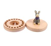 SHOWERORO 1set Scatola Denti Da Latte Per Organizer Per Memorie Infantili Conservazione Denti e Cordone Ombelicale Unico Per Compleanni e Festività