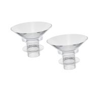 SHOWERORO 2 Inserti Flangiati in Silicone Per Tiralatte Accessori Indossabili Per Aspirazione Latte Sostituzioni Comode e Sicure Per Parti Tiralatte
